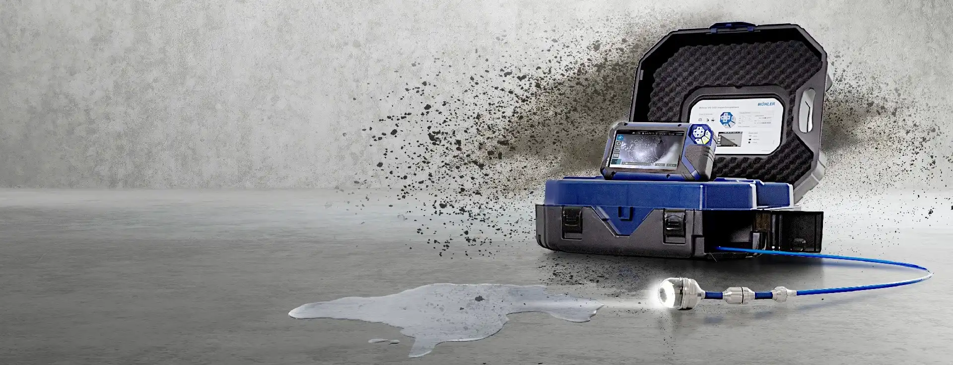 Spritzer, um Dreck zu entfernen