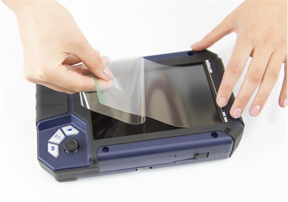 Anti-Reflexions-Folie  für Monitor VIS 700 & 750, mit Montagezubehör