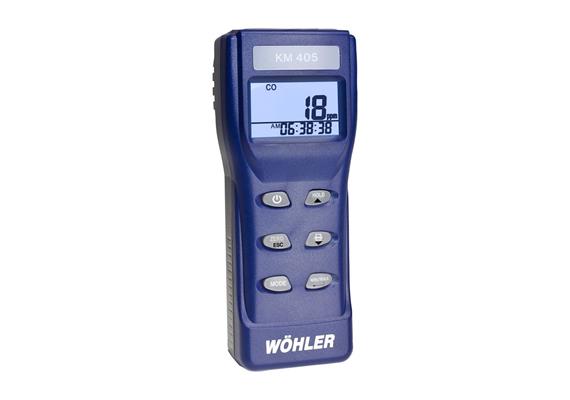 KM 405 CO-Messgerät  Messung der CO-Konzentration in der Innenraum Luft