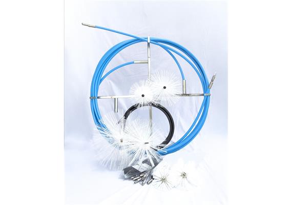 LRS Lüftungsreinigungs - Komfortset  Luftkanal-Bürsten bis 30 cm