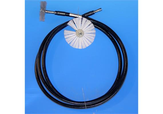 LRS Lüftungswelle PU10 / 4 m flexibel  mit Schnellverschlusskupplungen