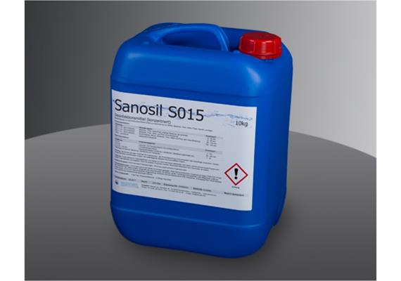 Sanosil S015, 10 Liter Kanister  Desinfektionsmittel für Oberflächen  Nettopreis